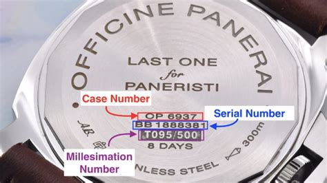 where is my model number of my panerai|panerai serial number lookup.